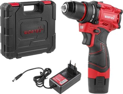 Аккумуляторная дрель-шуруповерт Wortex LX BD 1215-1 Li (1333698)