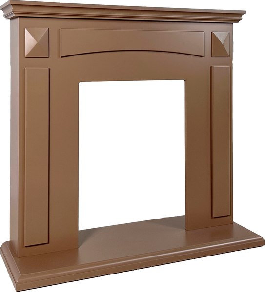 Портал для камина Смолком Viking STD-ASP Mocha Mousse 17-1230 Pantone 2025- фото
