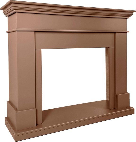 Портал для камина Смолком California MB/JUP/SYM26 Mocha Mousse 17-1230 Pantone 2025- фото