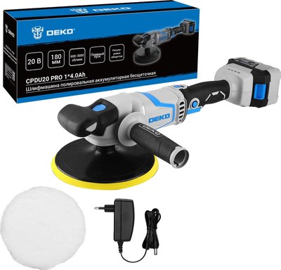 Полировальная машина Deko CPDU20 Pro / 083-1033- фото5