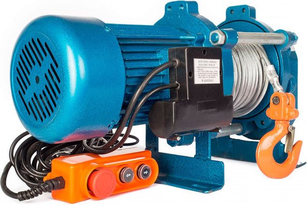 Лебедка электрическая TOR ЛЭК-1000 E21 (KCD) 1000кг 380В с канатом 100м (J) / 1048310 - фото, картинка Лебедка электрическая TOR ЛЭК-1000 E21 (KCD) 1000кг 380В с канатом 100м (J) / 1048310