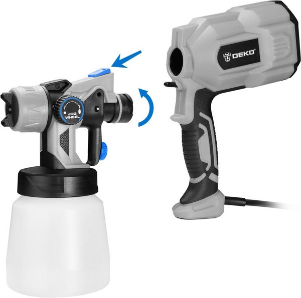 Краскопульт электрический Deko SG620DK Pro / 083-1132 - фото4
