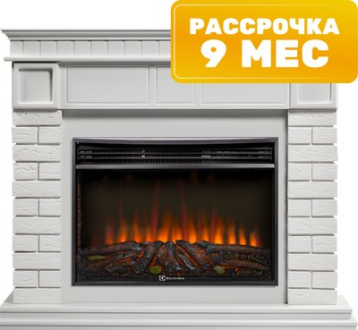 Каминокомплект Electrolux EFP/P-3020LS N / Firelight Bricks 30- фото