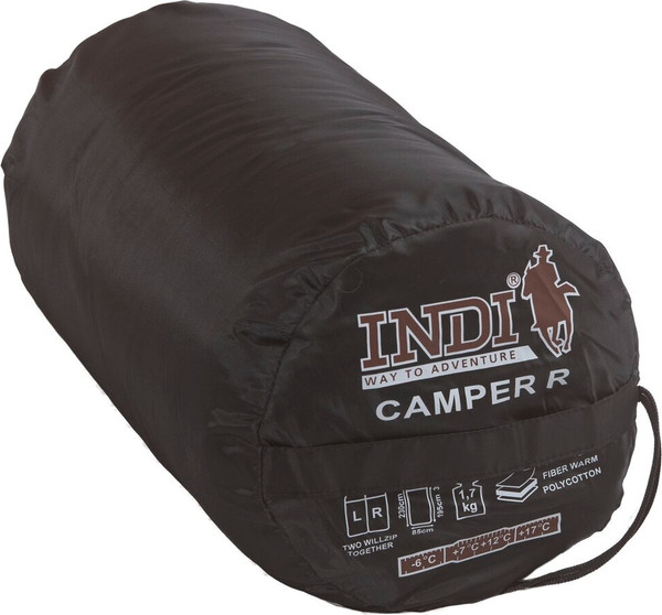 Спальный мешок INDI Camper R-zip от -6°C- фото5