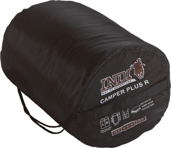 Спальный мешок INDI Camper Plus L-zip от -12°C- фото5