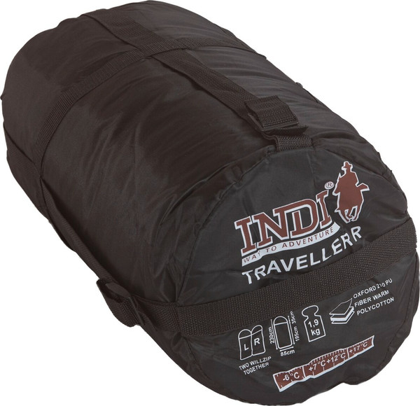 Спальный мешок INDI Traveller L-zip от -6°С- фото5