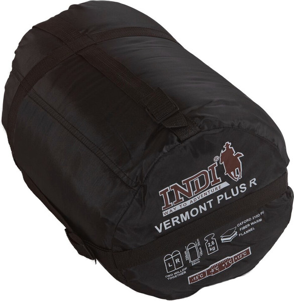 Спальный мешок INDI Vermont Plus L-zip от -15°С- фото5