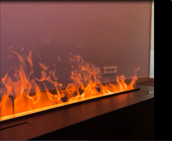 Электрокамин RealFlame 3D Cassette 800 Black Panel- фото10