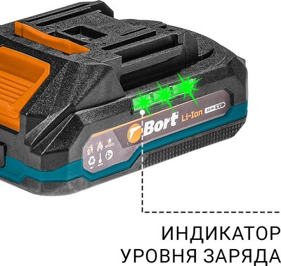 Аккумуляторная дрель-шуруповерт Bort BAB-21S (93414912)- фото10