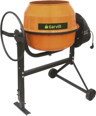 Бетономешалка Garvill БСЭ-140 + Бензопила цепная CS45K- фото2