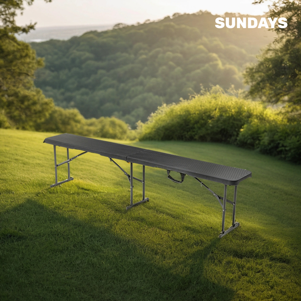 Скамья складная Sundays AC-ZD183R 183х28х43- фото5