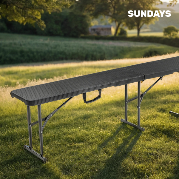 Скамья складная Sundays AC-ZD183R 183х28х43- фото6