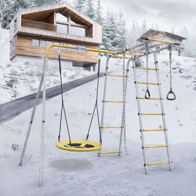 Игровой комплекс Romana Лесная поляна - 3 103.26.05+1.Д-26.04 / Т.21.00- фото3