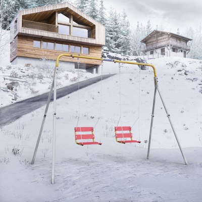 Качели Romana R.103.28.04 +1.Д-26.02 +1.Д-26.02 / Т.22.01- фото3