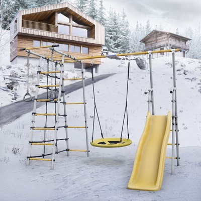 Игровой комплекс Romana Богатырь / 103.07.06 + качели 1.Д-26.04 Т.24.00 - фото3