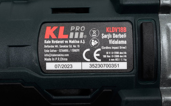 Аккумуляторный гайковерт KLPRO KLDV18B-50- фото7