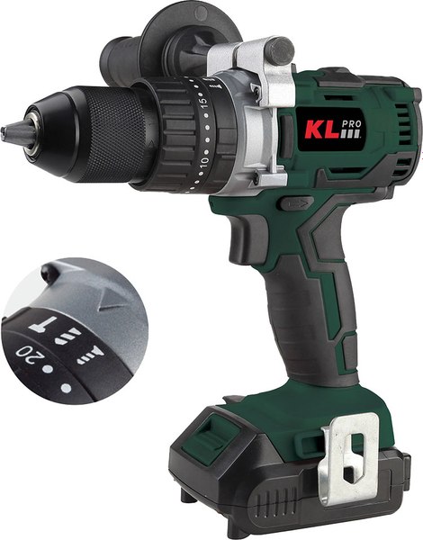 Аккумуляторная дрель-шуруповерт KLPRO KLDM18B-20- фото2