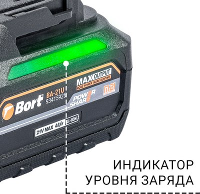 Аккумуляторный гайковерт Bort BSR-21U (93418477)- фото4