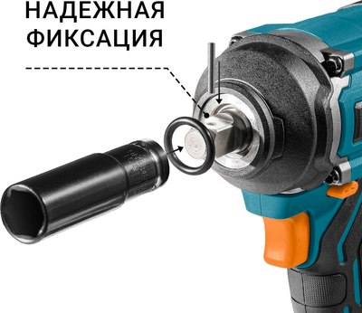 Аккумуляторный гайковерт Bort BSR-21U (93418477)- фото7