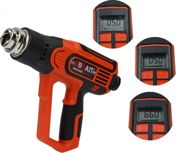 Строительный фен Brait BHG2200ERDPRO- фото5