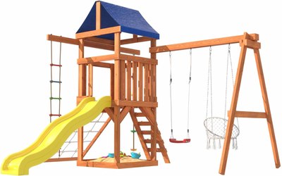 Игровой комплекс National Tree Company Fun Land с мини сеткой / ДКПМ-2- фото