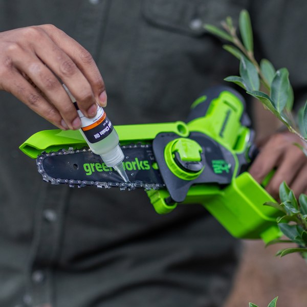 Пила цепная аккумуляторная Greenworks GD24CSMNX / 2008707UA- фото4