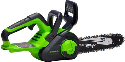 Пила цепная аккумуляторная Greenworks G24CS25 / 2007707UH- фото4