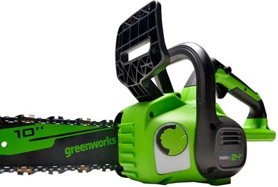 Пила цепная аккумуляторная Greenworks G24CS25 / 2007707UH- фото7