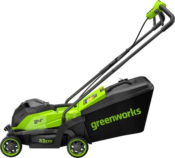 Газонокосилка аккумуляторная Greenworks GD24LM331 / 2520607UB- фото3