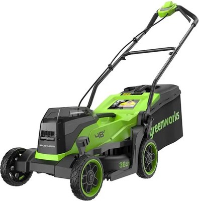 Газонокосилка аккумуляторная Greenworks GD24X2LM361 / 2520707- фото