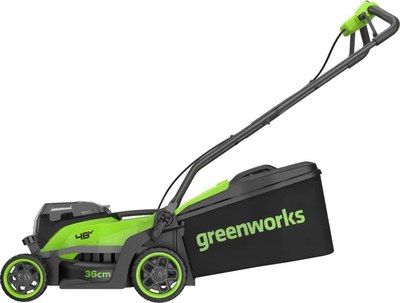 Газонокосилка аккумуляторная Greenworks GD24X2LM361 / 2520707- фото2