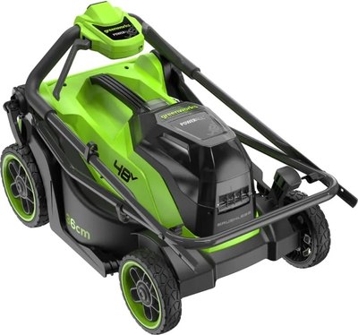 Газонокосилка аккумуляторная Greenworks GD24X2LM361 / 2520707- фото9