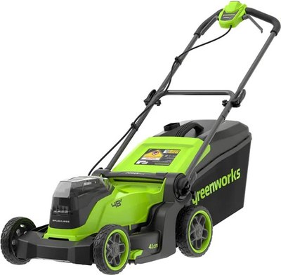 Газонокосилка аккумуляторная Greenworks GD24X2LM411 / 2520907- фото