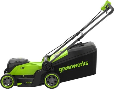 Газонокосилка аккумуляторная Greenworks GD24X2LM411 / 2520907- фото2