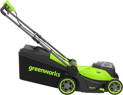 Газонокосилка аккумуляторная Greenworks GD24X2LM411 / 2520907- фото3
