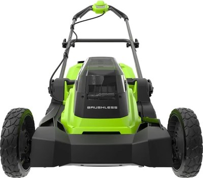 Газонокосилка аккумуляторная Greenworks GD24X2LM411 / 2520907- фото4