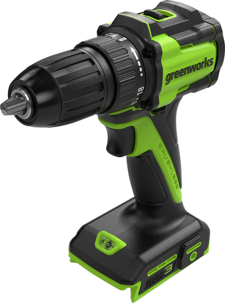 Аккумуляторная дрель-шуруповерт Greenworks DD345 бесщеточная 24V / 3708307- фото4, картинка4 Аккумуляторная дрель-шуруповерт Greenworks DD345 бесщеточная 24V / 3708307- фото4