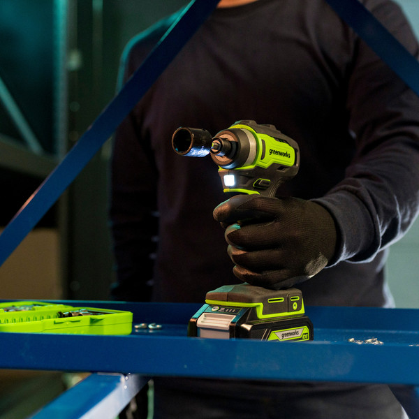 Аккумуляторный шуруповерт Greenworks ID3170 / 3804907- фото6