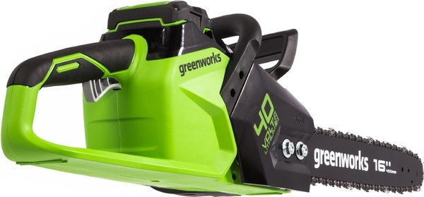 Пила цепная аккумуляторная Greenworks GD40CS18 / 2005807UH- фото3