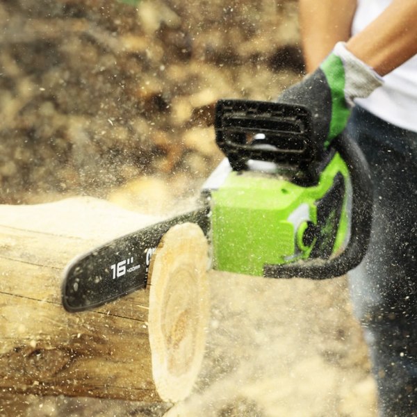 Пила цепная аккумуляторная Greenworks GD40CS18 / 2005807UH- фото4