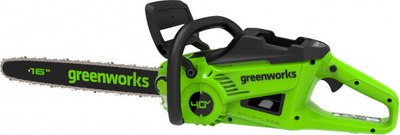 Пила цепная аккумуляторная Greenworks GD40CS20X / 2008807UH- фото