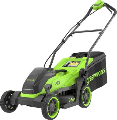 Газонокосилка аккумуляторная Greenworks GD40LM361 / 2520807- фото
