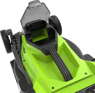 Газонокосилка аккумуляторная Greenworks GD40LM361 / 2520807- фото10