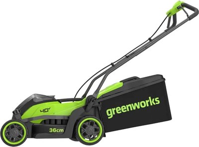 Газонокосилка аккумуляторная Greenworks GD40LM361 / 2520807- фото2