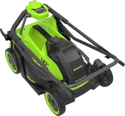 Газонокосилка аккумуляторная Greenworks GD40LM361 / 2520807- фото9