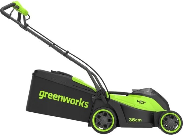 Газонокосилка аккумуляторная Greenworks GD40LM361 / 2520807UB- фото3