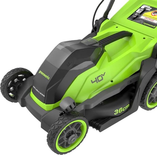 Газонокосилка аккумуляторная Greenworks GD40LM361 / 2520807UB- фото6