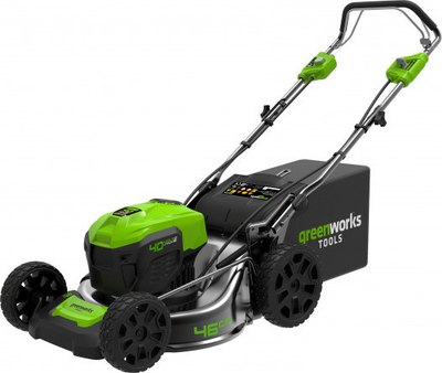 Газонокосилка аккумуляторная Greenworks GD40LM46SP / 2506807UH- фото