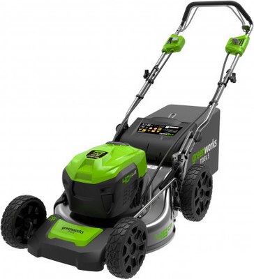 Газонокосилка аккумуляторная Greenworks GD40LM46SP / 2506807UH- фото3