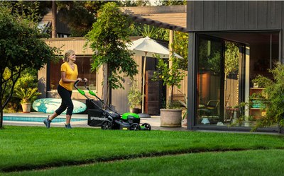 Газонокосилка аккумуляторная Greenworks GD40LM46SP / 2506807UH- фото5
